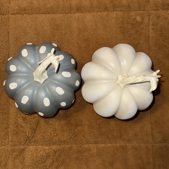 Black and White Pumpkin Decor - Picture 2 of 4